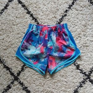 Nike Dri-FIT pink blue shorts